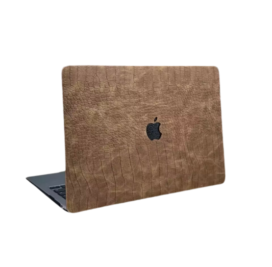 Antique Croc MacBook Case — Vegan Leather