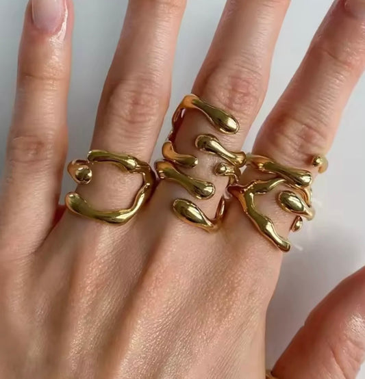 Mythos Flow — Gold Ring