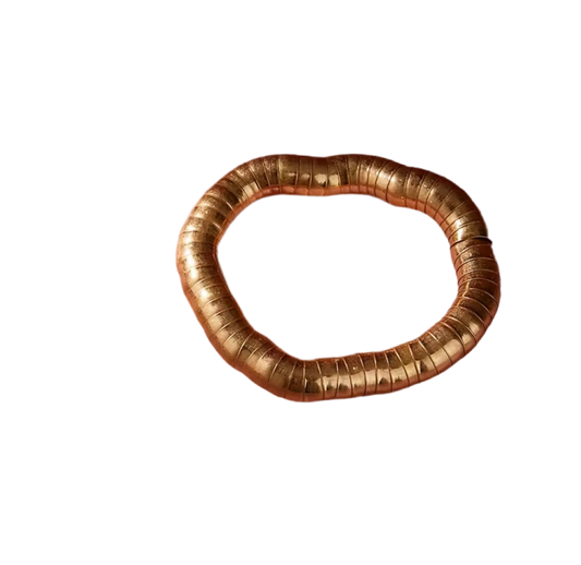 Serpent Coil Flex Bracelet — Gold