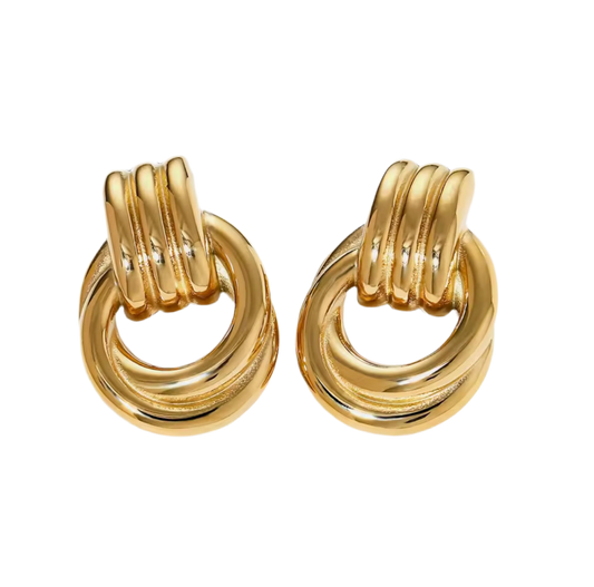 Knoted Hoops —  Earrings