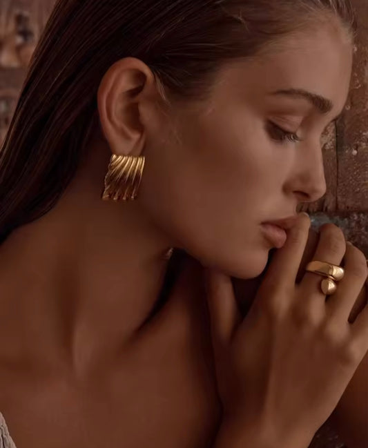 Nereid Fold — Earrings