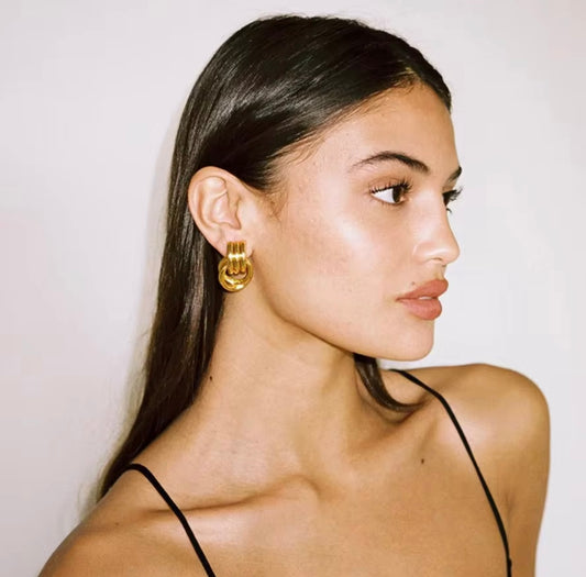 Knoted Hoops —  Earrings