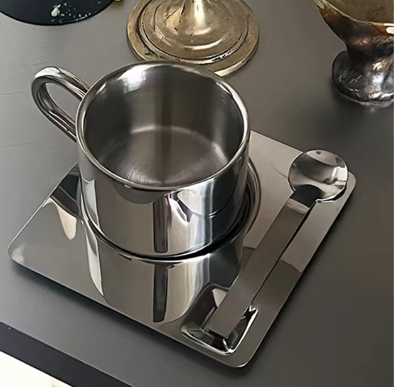 Silver Ritual Espresso Set — 175 ml