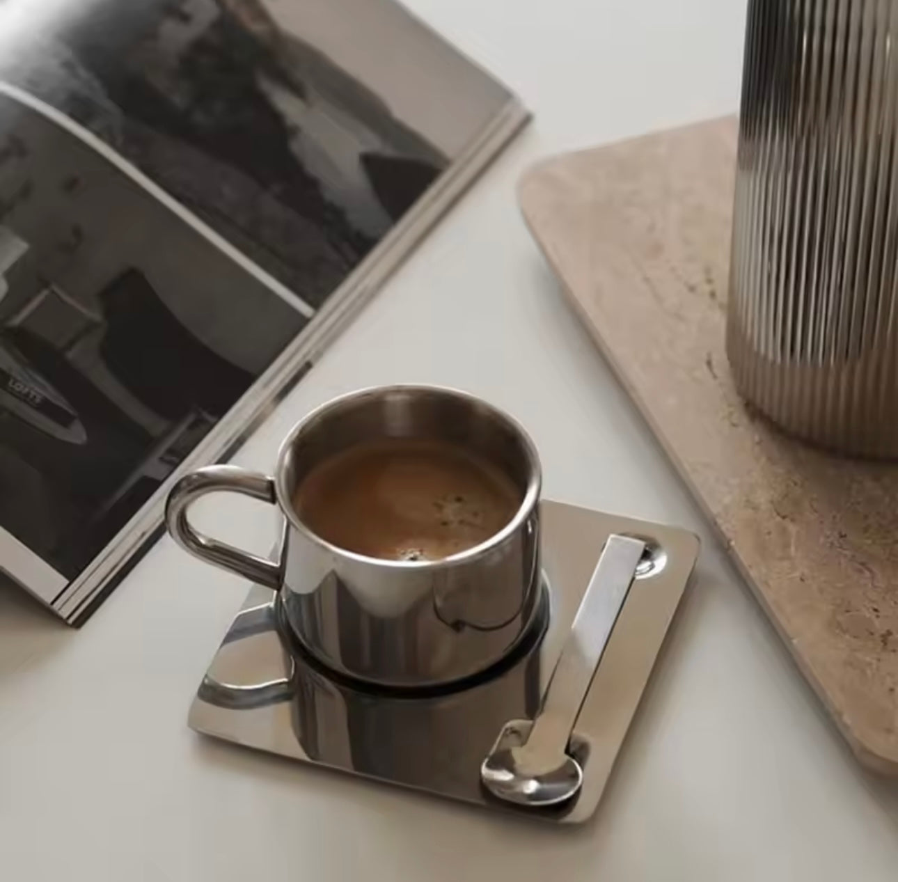 Silver Ritual Espresso Set — 175 ml