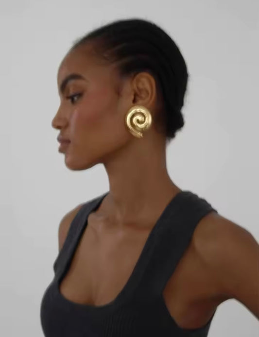 Circe — Spiral Earrings