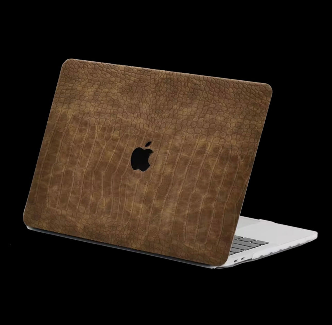Antique Croc MacBook Case — Vegan Leather